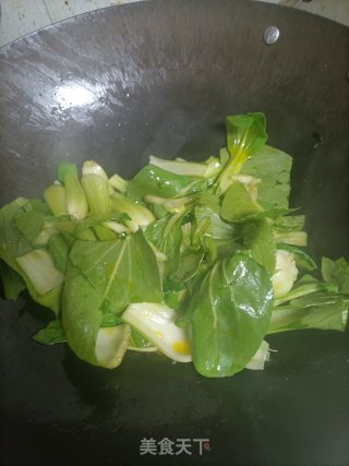 素炒上海青步骤5