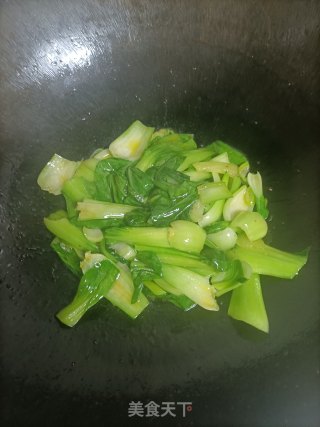 素炒上海青步骤8