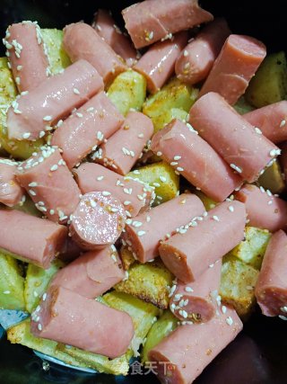 烤土豆香肠步骤7 烤土豆香肠步骤7