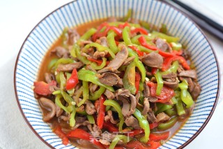 辣椒炒鸡杂步骤9 辣椒炒鸡杂步骤9