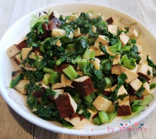 萝卜缨炒豆干步骤10