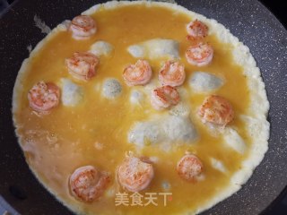 豌豆虾仁滑蛋步骤6