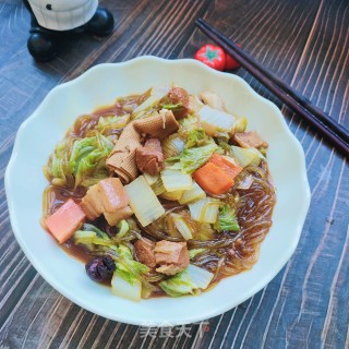 卤肉白菜炖粉条步骤7 卤肉白菜炖粉条步骤7
