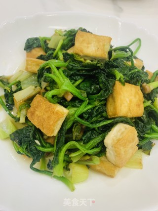 菠菜炒豆腐步骤5