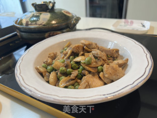 鸡胸肉炒口蘑步骤9