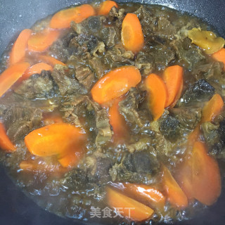 腐竹胡萝卜烧牛腩步骤5