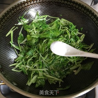 蒜炒鸡毛菜步骤3