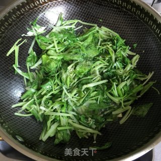 蒜炒鸡毛菜步骤4