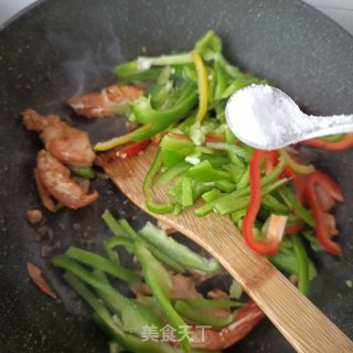 彩椒炒对虾步骤9 彩椒炒对虾步骤9