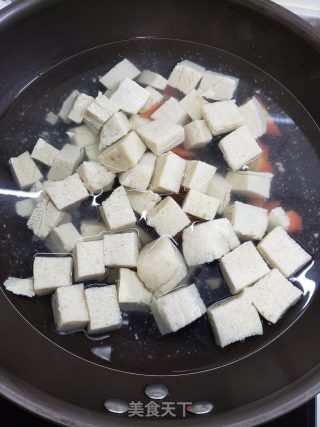 咖喱烩双冻（冻豆腐+冻面筋）步骤2
