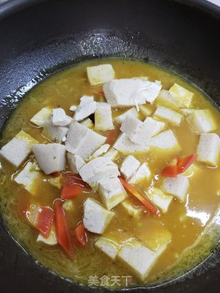咖喱烩双冻（冻豆腐+冻面筋）步骤6