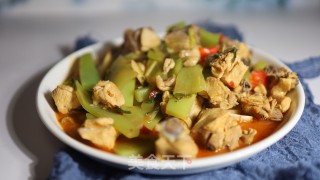鸡肉烧莴苣步骤9 鸡肉烧莴苣步骤9