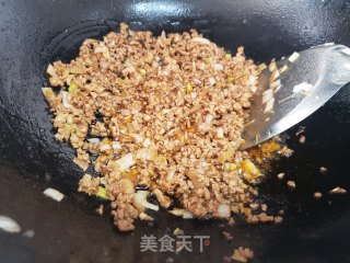 香葱炒肉末步骤3