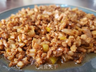 香葱炒肉末步骤5