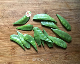 荷兰豆炒肉丝步骤2