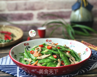 荷兰豆炒肉丝步骤13