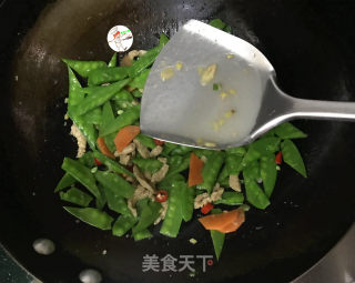 荷兰豆炒肉丝步骤12