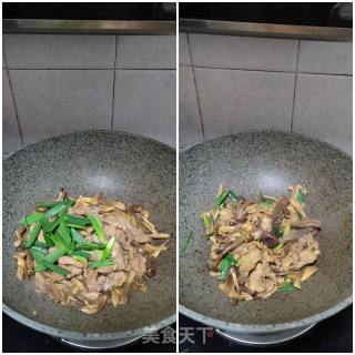瘦肉炒鹿茸菇步骤10