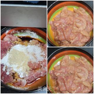 大葱炒黑木耳肉片步骤2 大葱炒黑木耳肉片步骤2