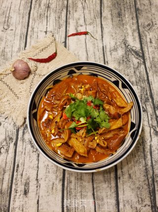 香辣过瘾、妙不可言的 水煮肥肠步骤8 香辣过瘾、妙不可言的 水煮肥肠步骤8