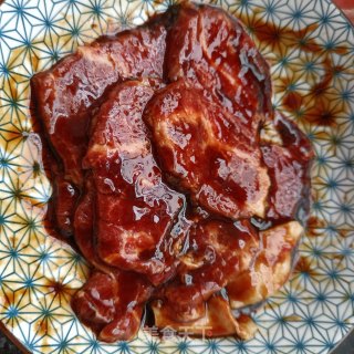 叉烧味煎肉步骤6