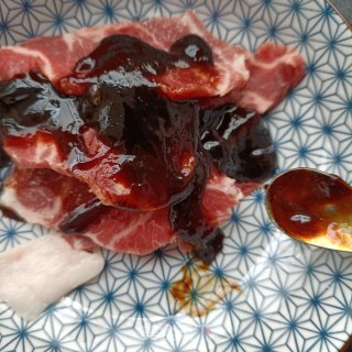 叉烧味煎肉步骤5
