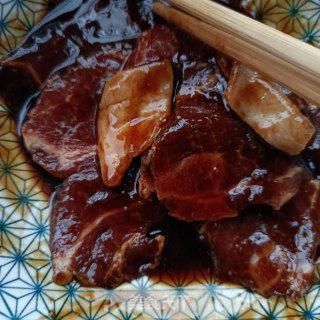 叉烧味煎肉步骤7
