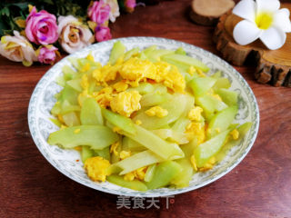 佛手瓜炒蛋步骤6