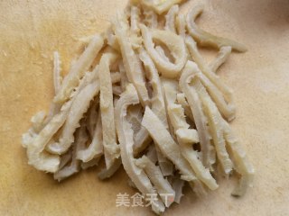 蒜苗炒羊肚步骤1
