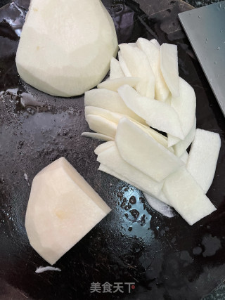 沙葛炒肉步骤3