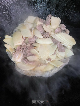 沙葛炒肉步骤9