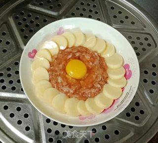肉末鸡蛋蒸豆腐步骤9
