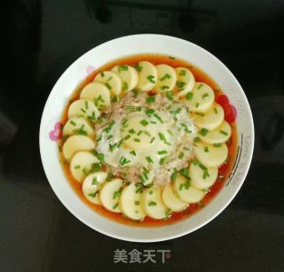 肉末鸡蛋蒸豆腐步骤12