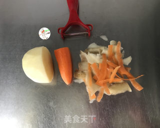 彩蔬火腿丁步骤3