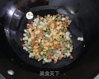 彩蔬火腿丁步骤10