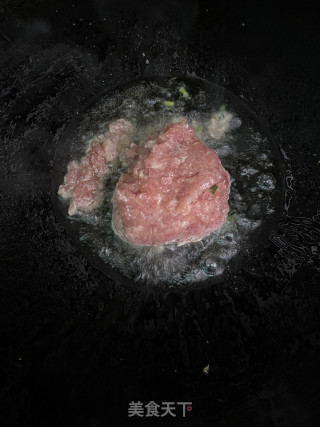四季豆炒肉末步骤3