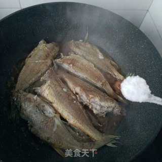 家常焖小黄花步骤8