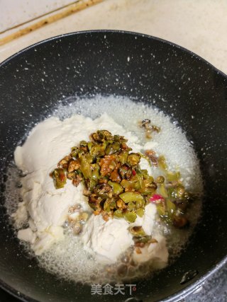 青椒拌豆花步骤2