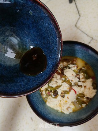 青椒拌豆花步骤4