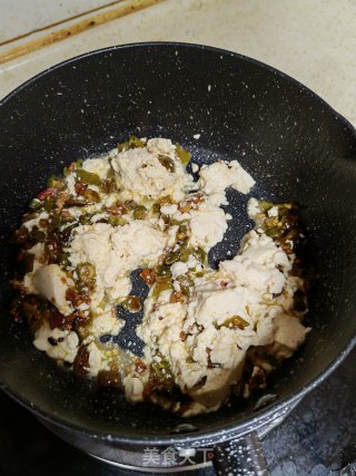 青椒拌豆花步骤3