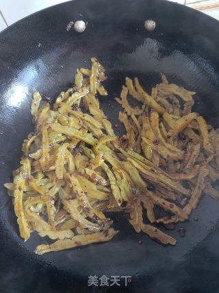 红油苦瓜丝步骤4