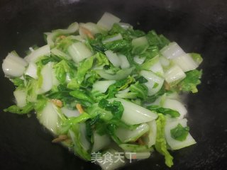 清炒快菜步骤7