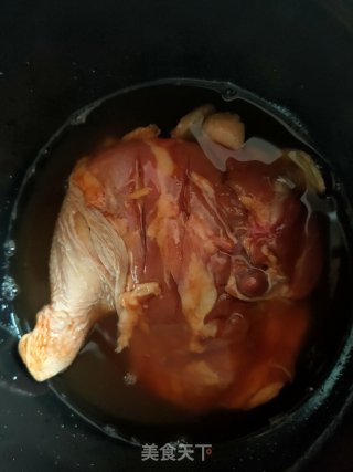 奥尔良焖鸡腿步骤8
