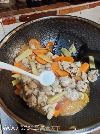胡萝卜烧鸭肉步骤6