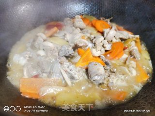 胡萝卜烧鸭肉步骤7