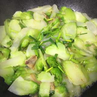 油渣炒儿菜步骤8