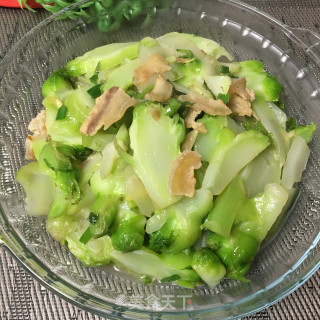 油渣炒儿菜步骤10