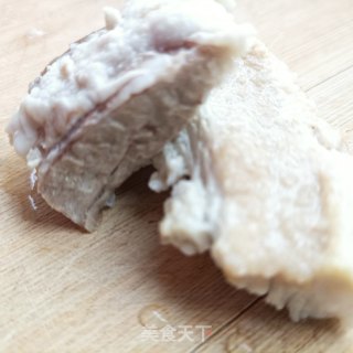 回锅肉炒苔菜步骤1 回锅肉炒苔菜步骤1