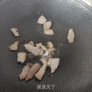 回锅肉炒苔菜步骤8 回锅肉炒苔菜步骤8