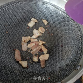 回锅肉炒苔菜步骤9 回锅肉炒苔菜步骤9